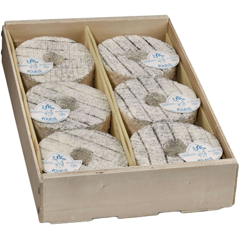 Ashy raw milk Rouelle goat's cheese 6x250g
