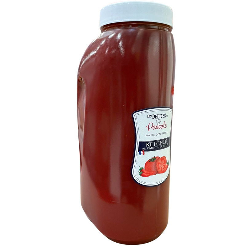 Ketchup de tomates au piment d'Espelette 3kg