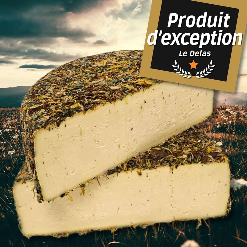 Tommette fermière aux fleurs au lait cru des Vosges 1/2 ±750g