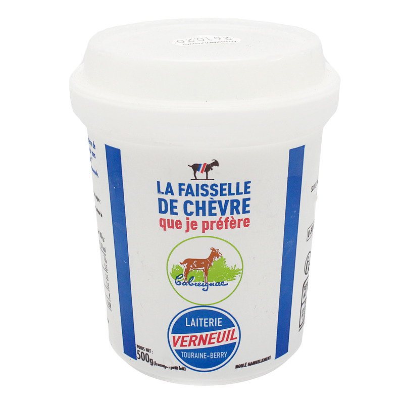 Faisselle au lait de chèvre 500g