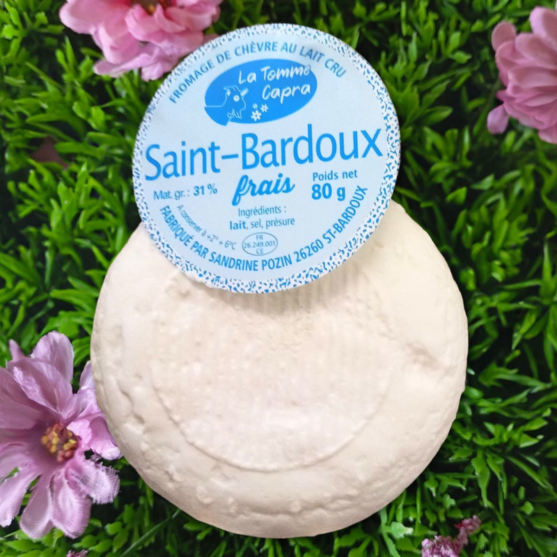 Saint-Bardoux fresh unmoulded raw french goat's milk France atm.packed 6x80g