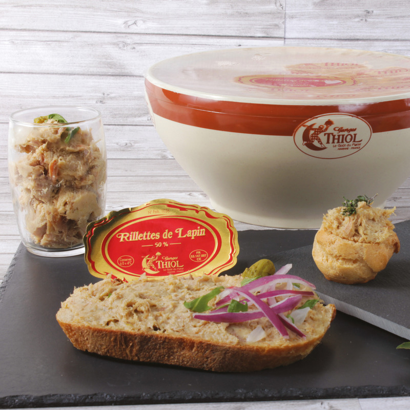 Potted rabbit 50% plastic terrine 1kg