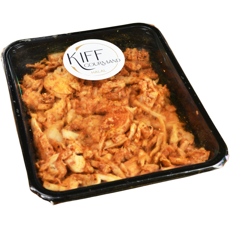 Émincé de filet de poulet cuit, rôti et tranché 6mm Tex-Mex 300g