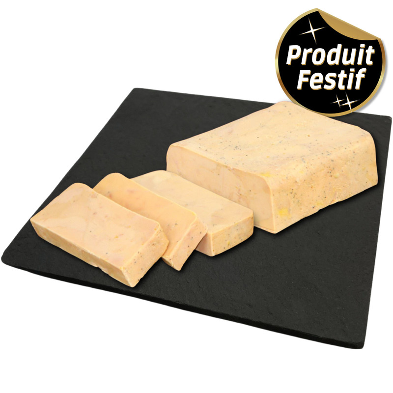 Foie gras français entier mi-cuit format traiteur 500g