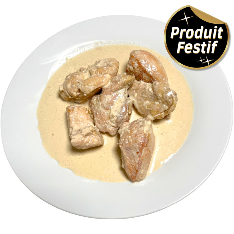 Sauté de chapon sauce foie gras poche 2kg
