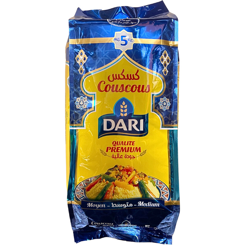 Couscous moyen premium au blé dur 5kg