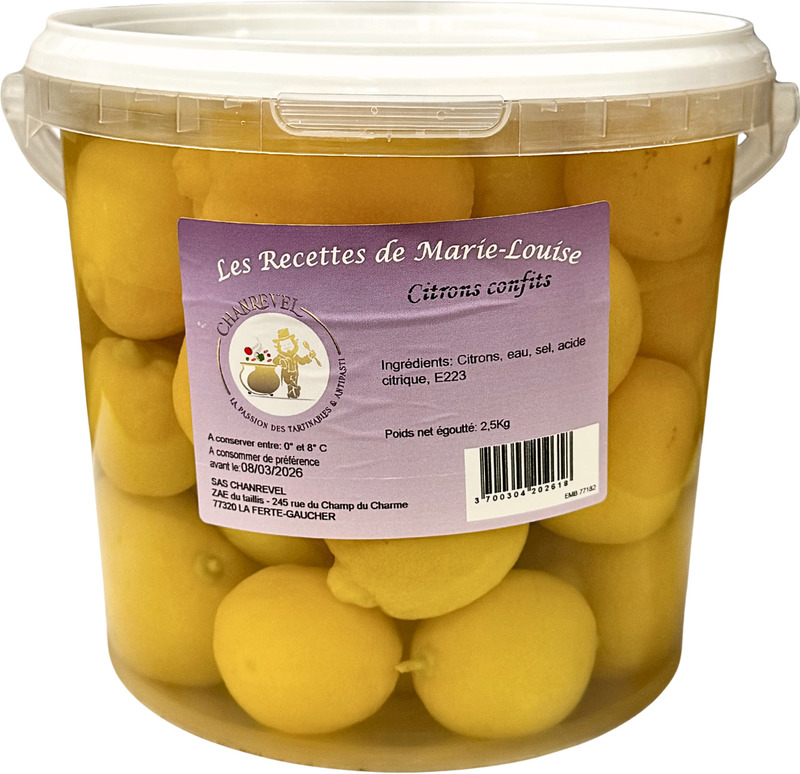 Preserved lemon bucket 2.5kg