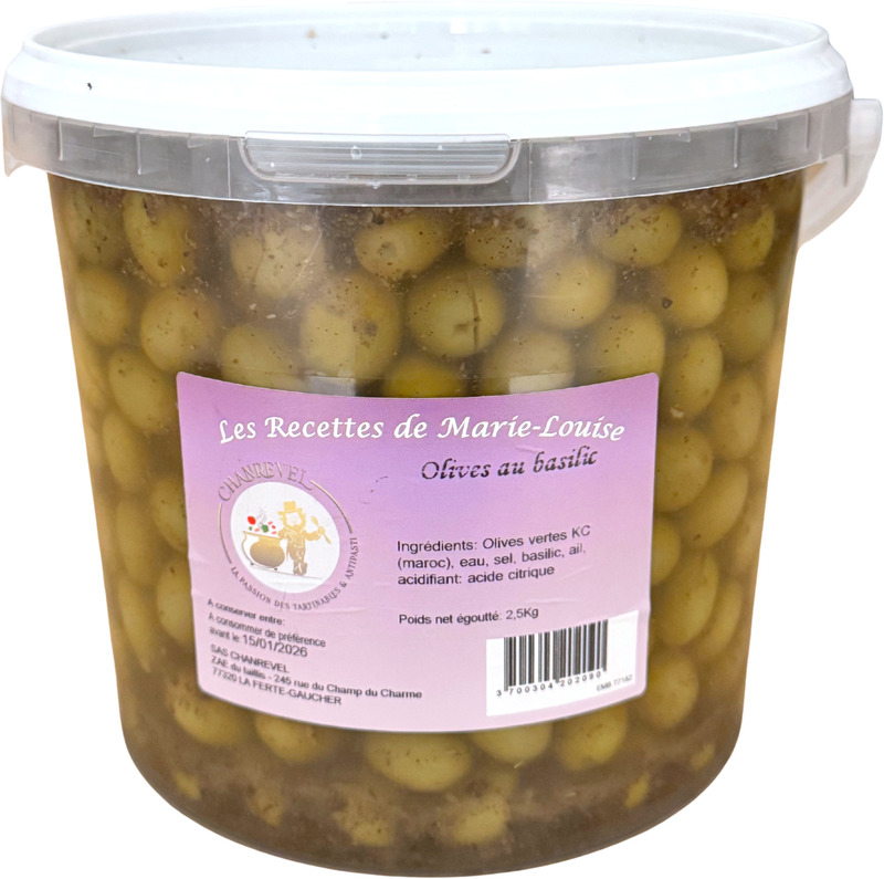 Olives in basil 2.5kg