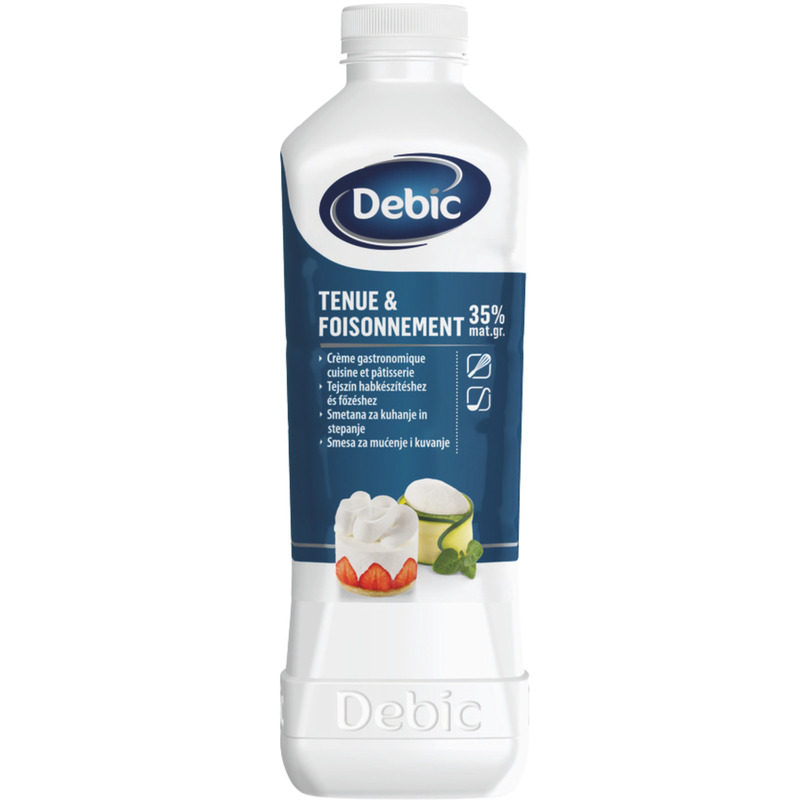 Crème tenue et foisonnement pour desserts de pâtisserie 35% 1L