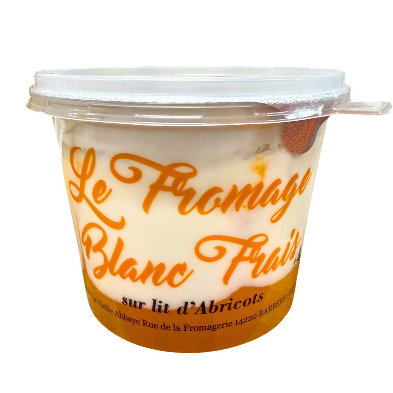 Fromage frais fermier sur lit d'abricot 450g