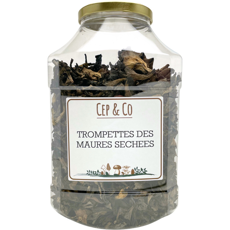Trompettes de la mort séchées tubo 400g