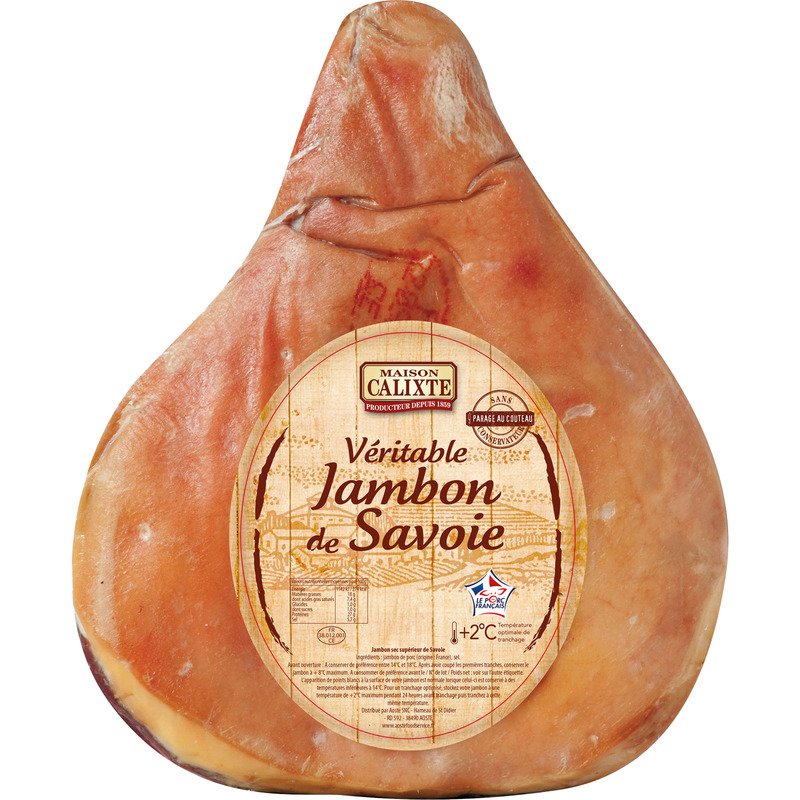 Jambon sec supérieur de Savoie LPF s/ os ±6,15kg