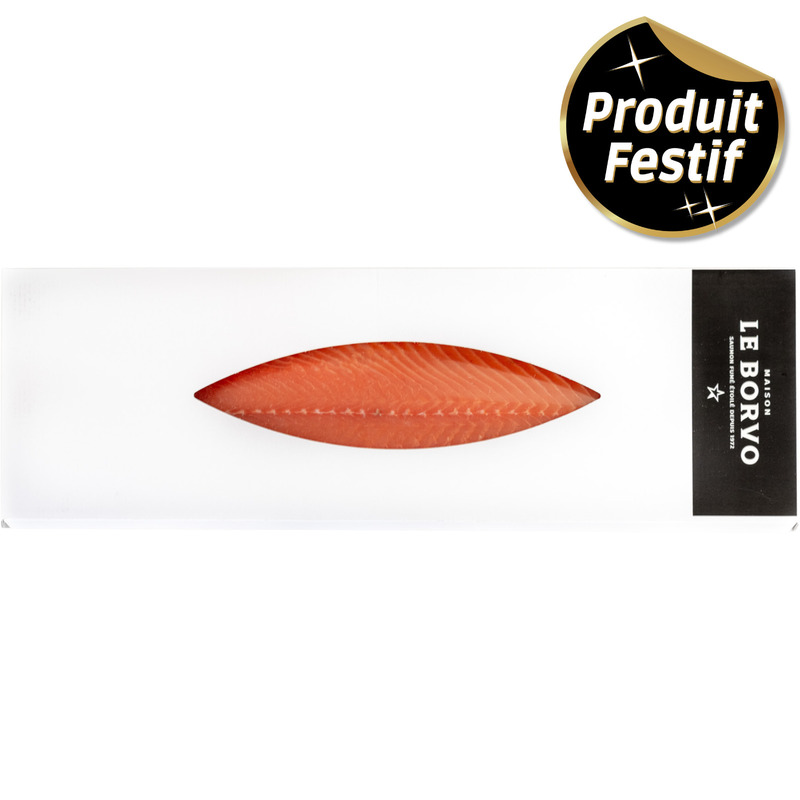 Hand-sliced Norwegian smoked salmon 1.2-1.6kg