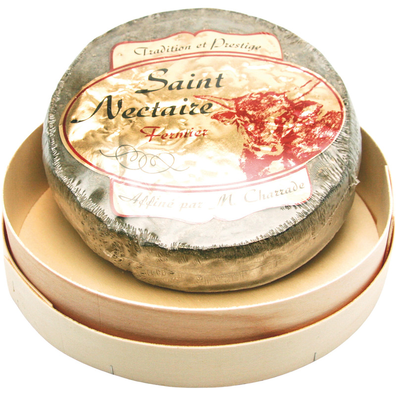 Farmhouse Saint Nectaire PDO raw milk wooden box 1.6kg