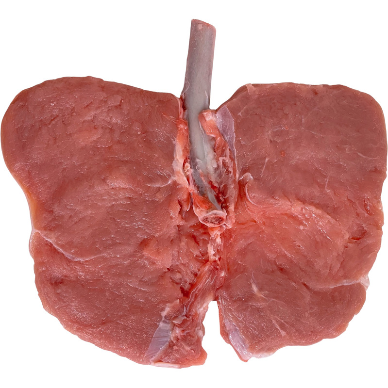 French veal escalopes, elephant ears (flattened) 2x350g