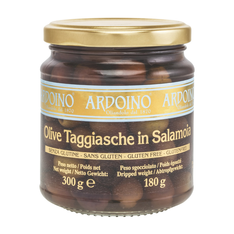 Taggiasche olives in brine jar 300g