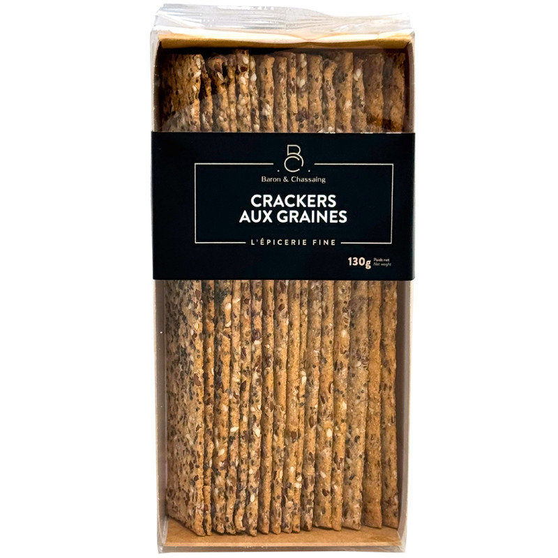 Seeds square long crackers 130g