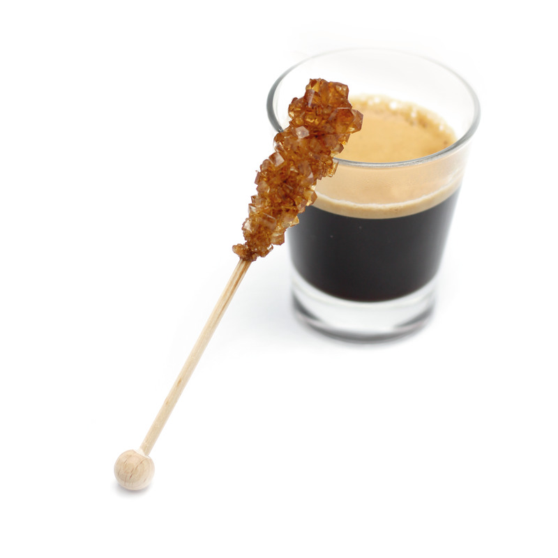 Brown candy sugar on a stick x100