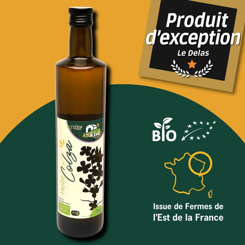 Organic Extra Virgin Rapeseed Oil 75cl