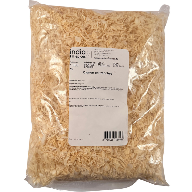 Sliced onion bag 1kg