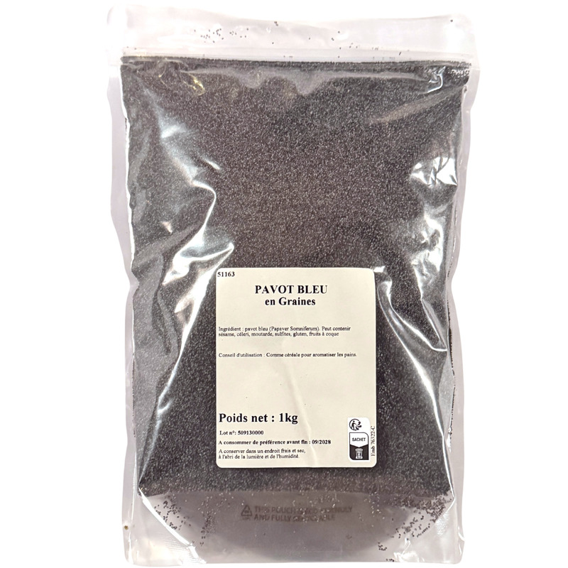 Blue poppy seeds bag 1kg