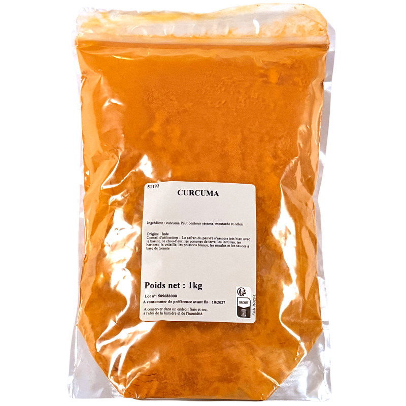Powdered turmeric bag 1kg