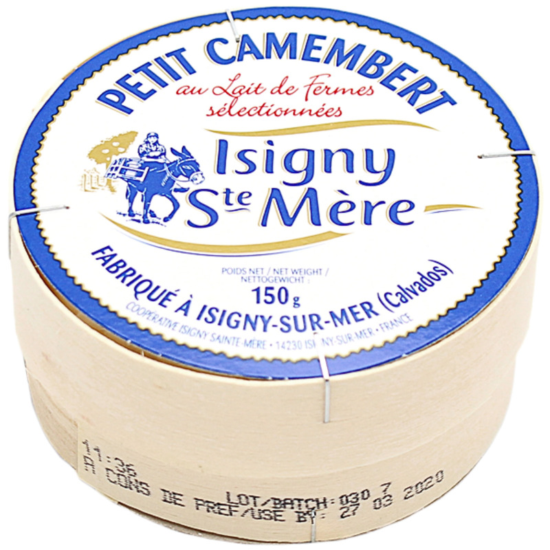 Petit camenbert | Camembert Label Bleu made with microfiltrated milk 150g