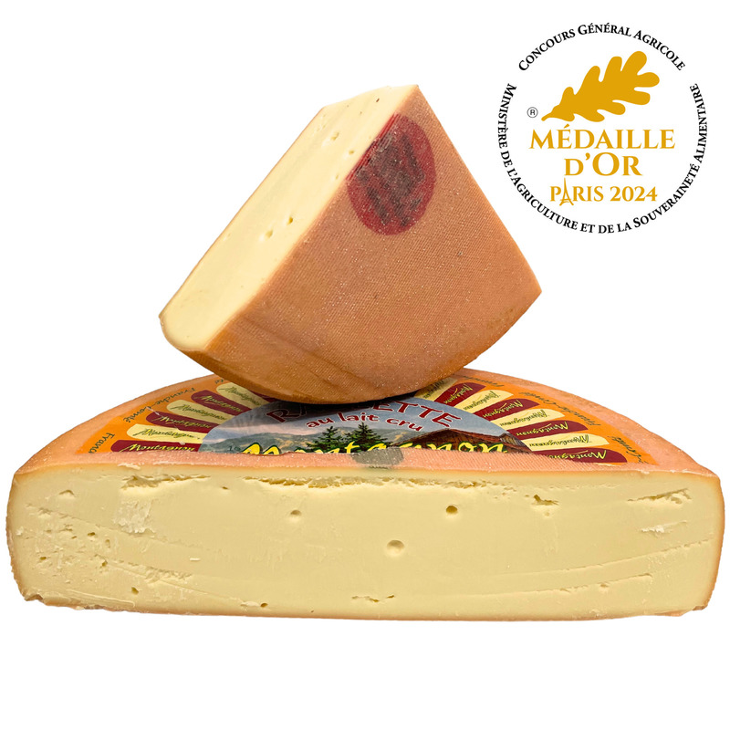 Unpasteurised raclette french milk 1/4 ±1.8kg
