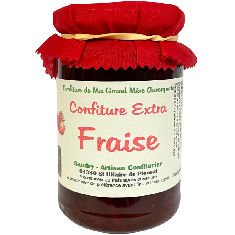 Hand-made strawberry jam 370g
