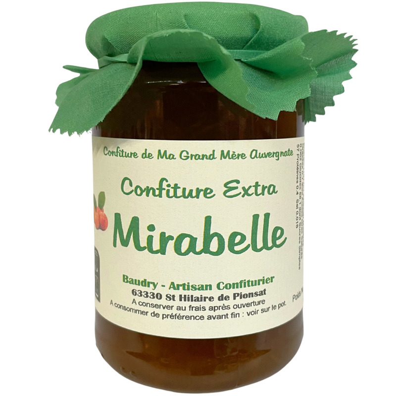 Hand-made mirabelle plum jam 370g