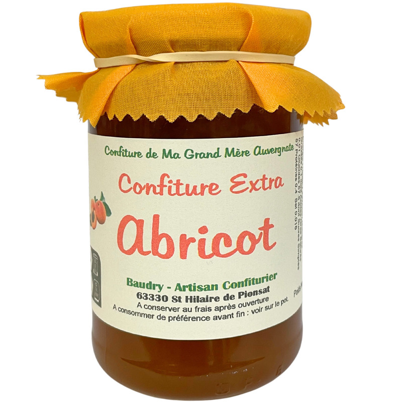 Hand-made apricot jam 370g
