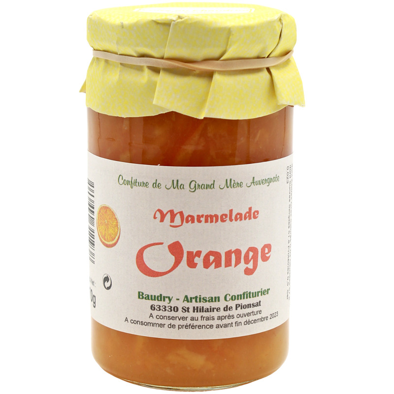 Hand-made orange marmalade 370g