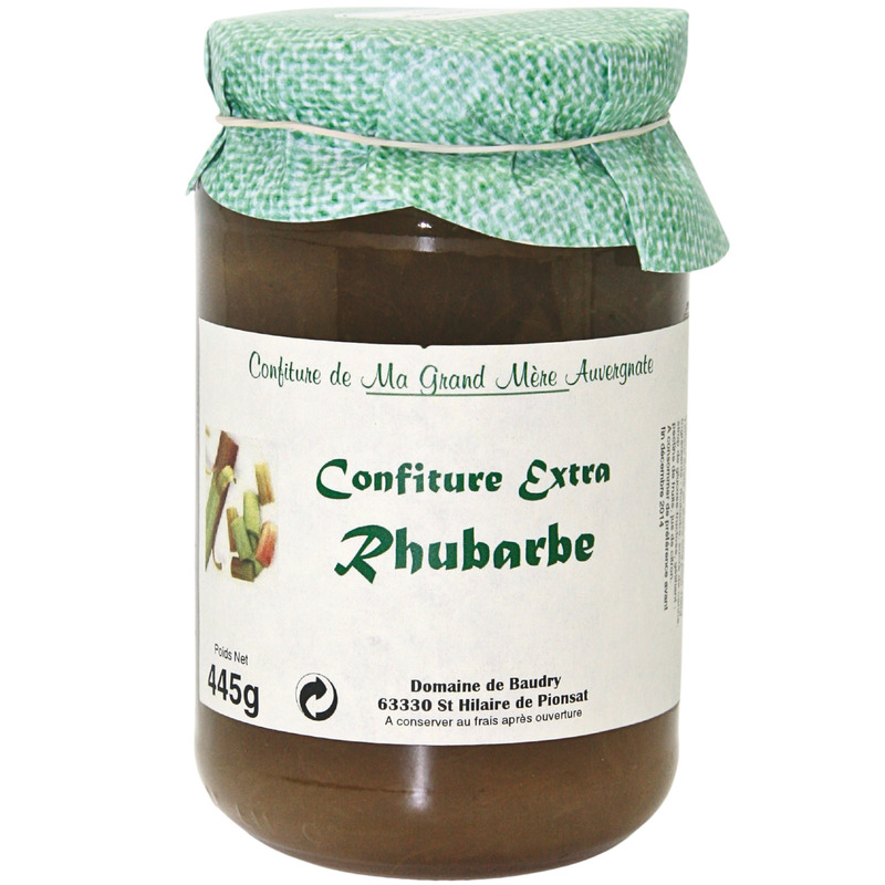 Hand-made rhubarb jam 370g