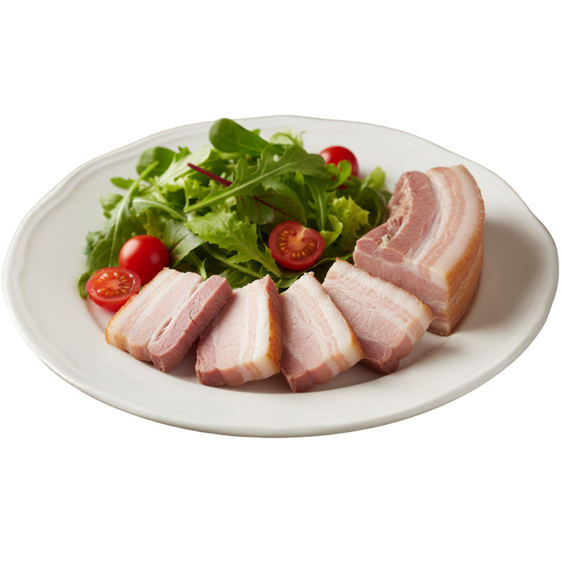 Cooked salt from Bourbonnais French pork vacuum packed ±400g