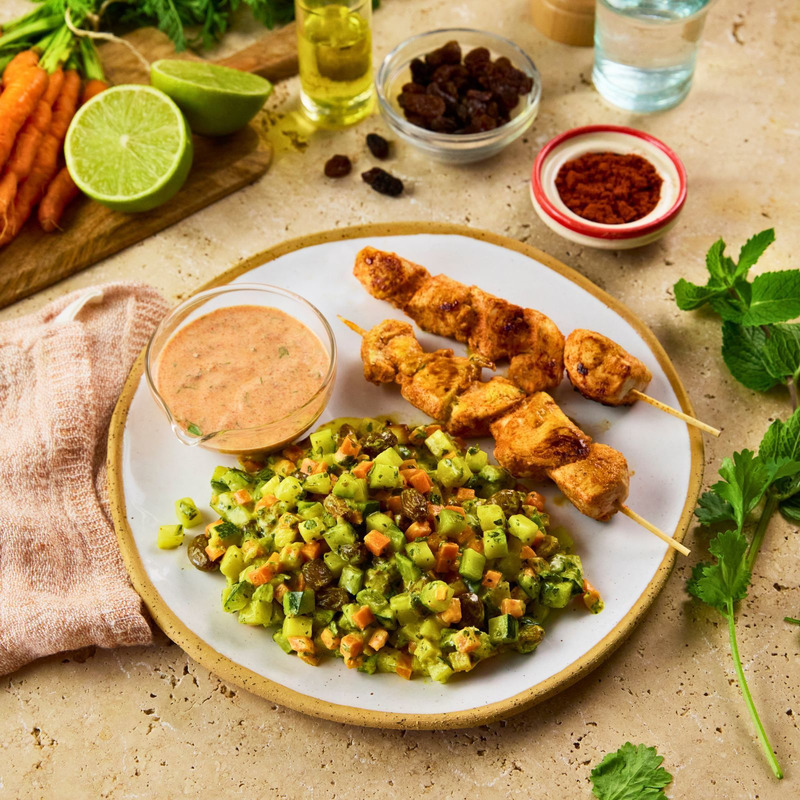 Indian-style courgette and carrot tartare 1.5kg