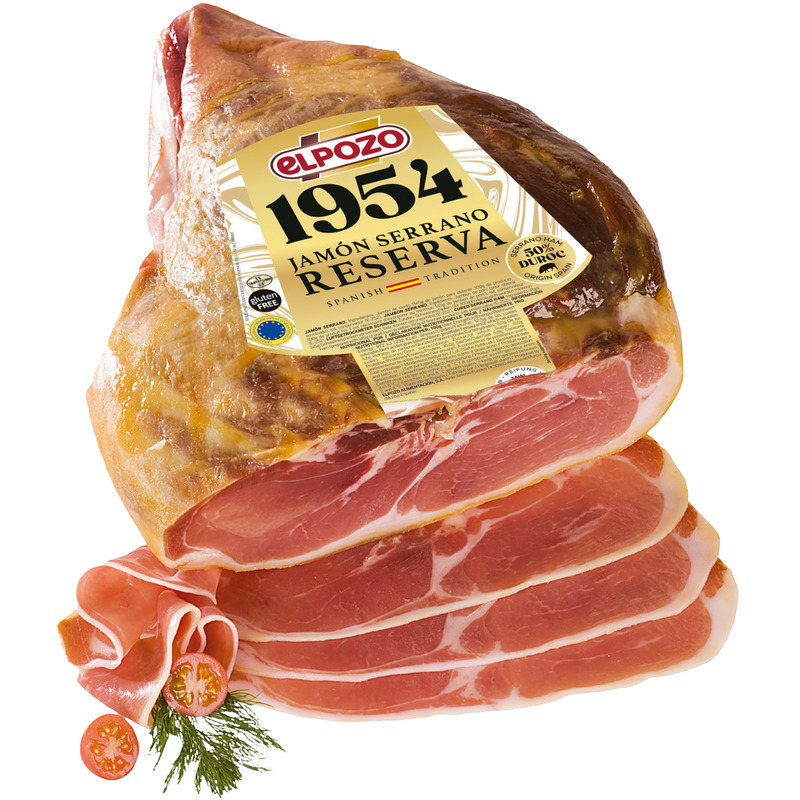 Boneless Serrano Reserva dry ham 12 months ±5.4kg