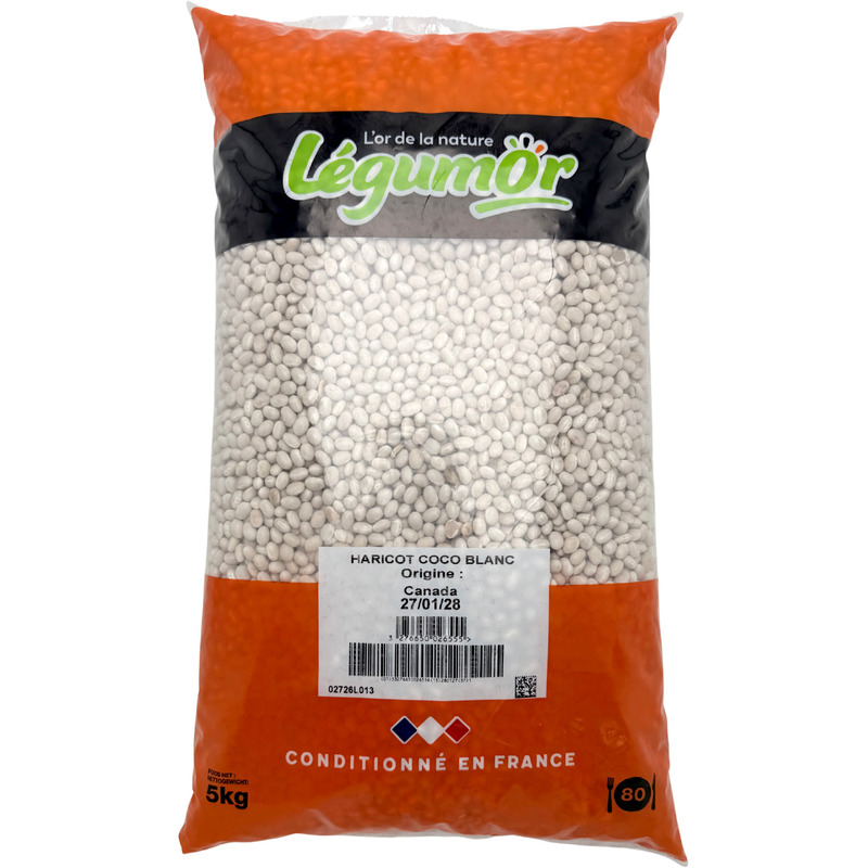 Haricots coco blancs 5kg