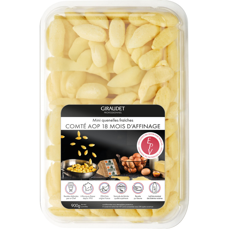 Mini quenelle made with 18-month-aged Comté AOP fresh artisanal pure butter 900g