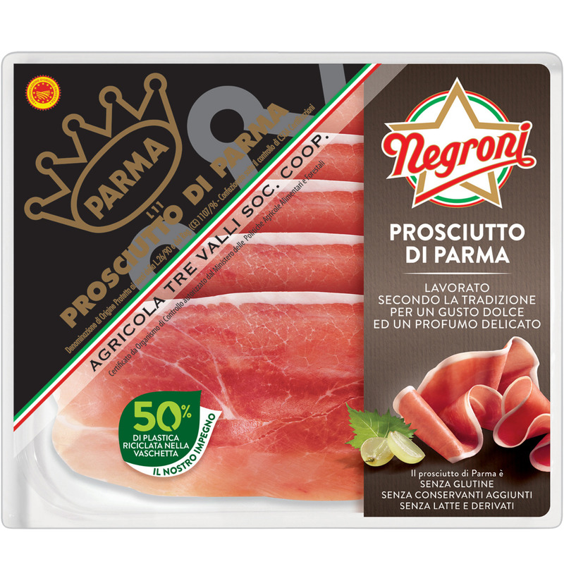 Jambon sec de Parme tranché 250g