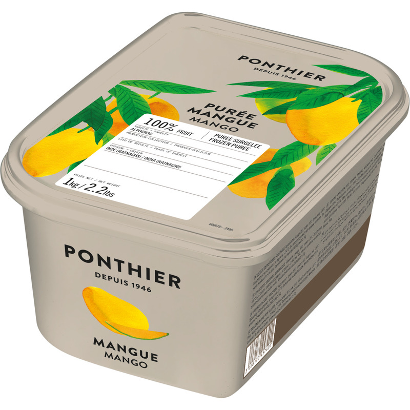 ❆ Purée de mangue Alphonso 100% fruit bac 1kg