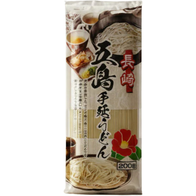 Udon Noodles Premium Tenobe | Handcrafted Japanese Noodles Nagasaki Gotou 200g