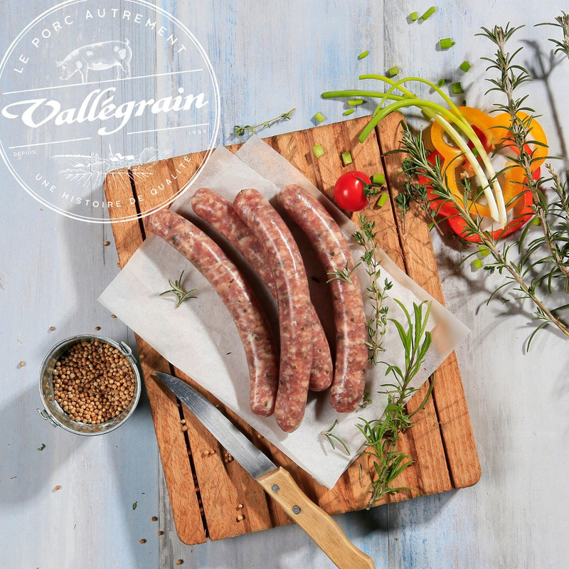Chipolata aux herbes boyau naturel LPF x6 ±360g