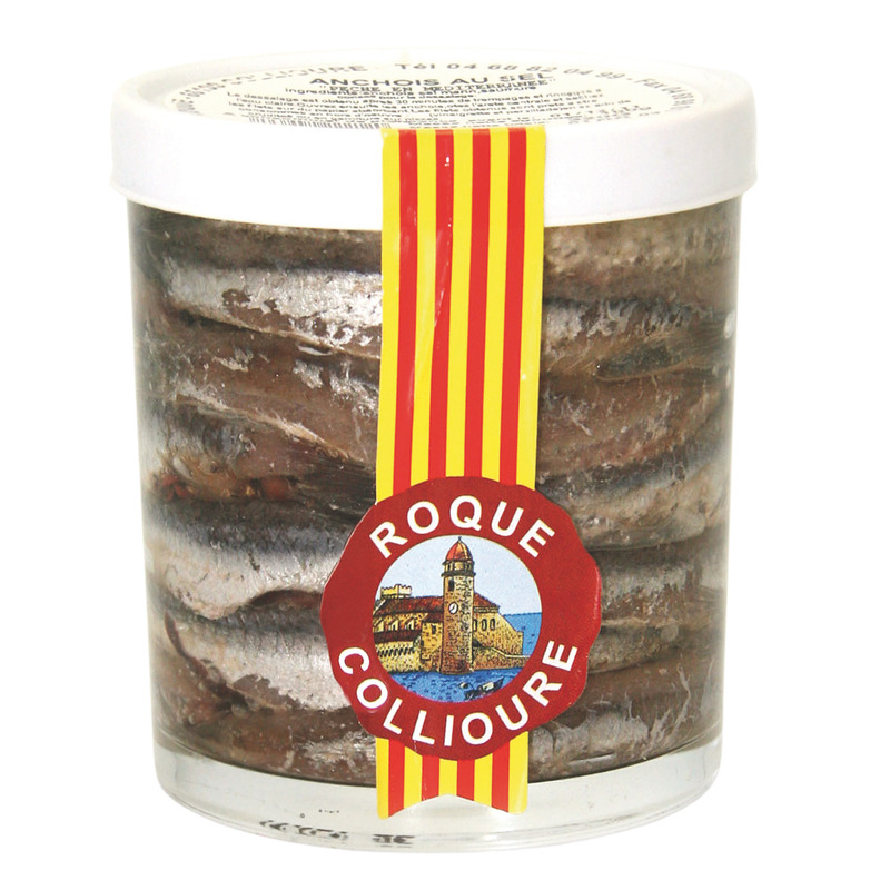 Salted anchovies glass 180g