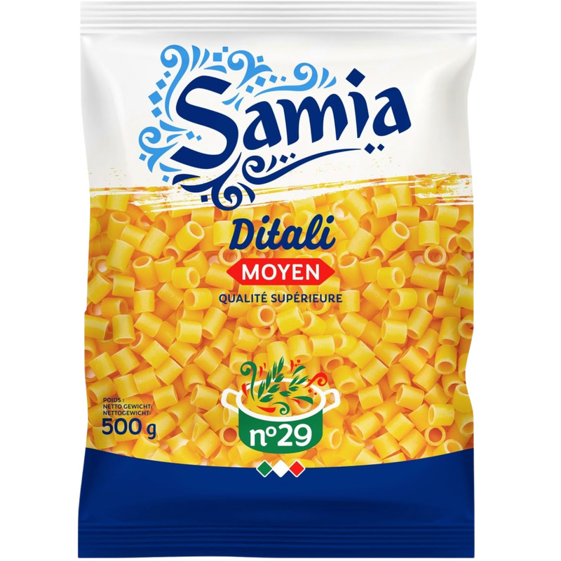 Pâtes Ditalini calibre moyen n°29 500g