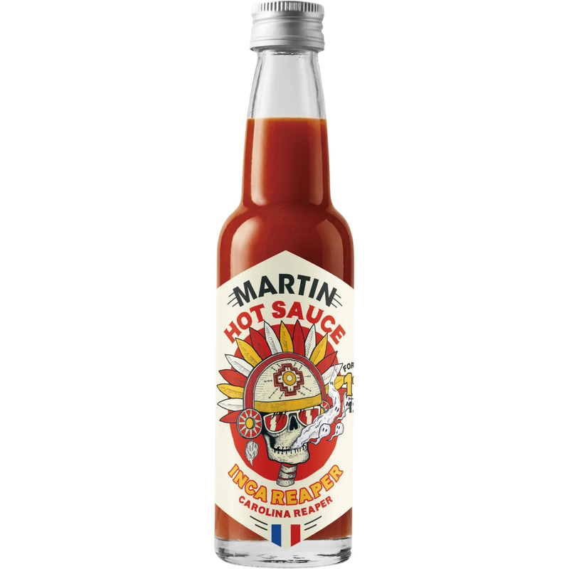 Hot sauce Inca Reaper extrême Carolina Reaper piment équatorien force 11/12 100g