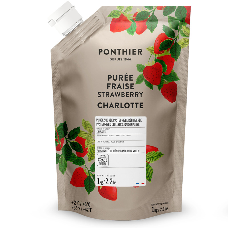 Purée de fraise Charlotte frais doypack 1kg