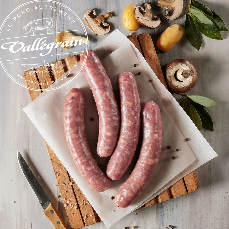 Saucisse de Toulouse nature porc français 2kg