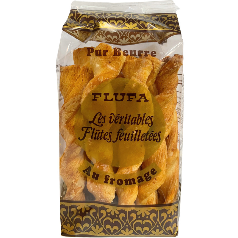 Flûte feuilletée au fromage artisanale pur beurre 125g