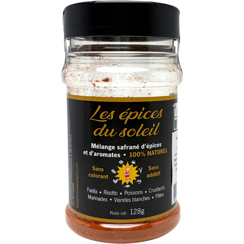 Saffron-infused blend of spices and herbs tubo 128g 300ml