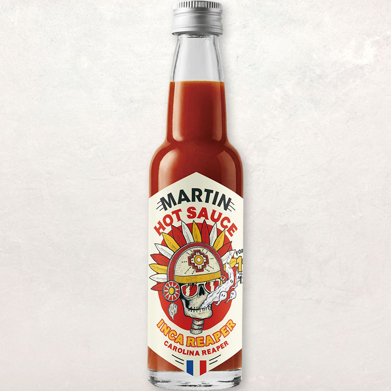 Inca Reaper Hot Sauce Extreme Ecuadorian Carolina Reaper chill strengh 11/12 100g